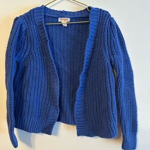 Cat & Jack Toddler Blue sparkle Knit cardigan